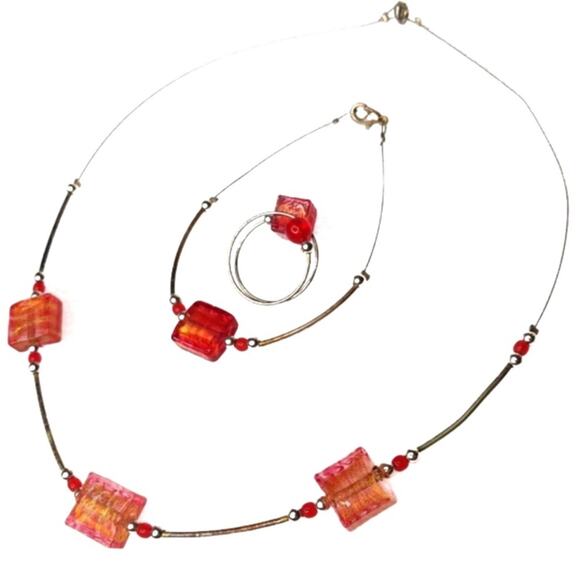 Silver Beaded Jewelry Set - Picture 7 of 10